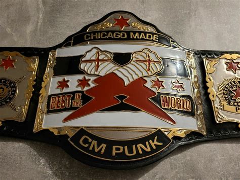 Cm Punk Custom Wrestling Championship Title Belt