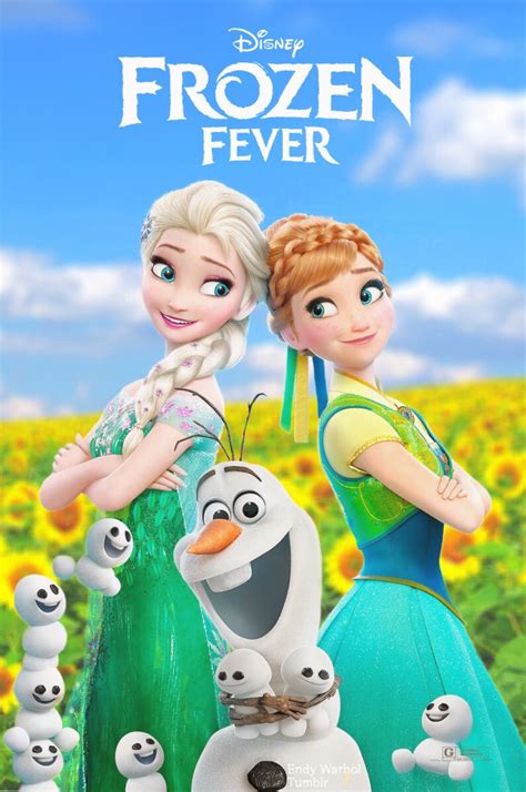 Frozen Fever Poster Fan Made Elsa And Anna Photo Fanpop