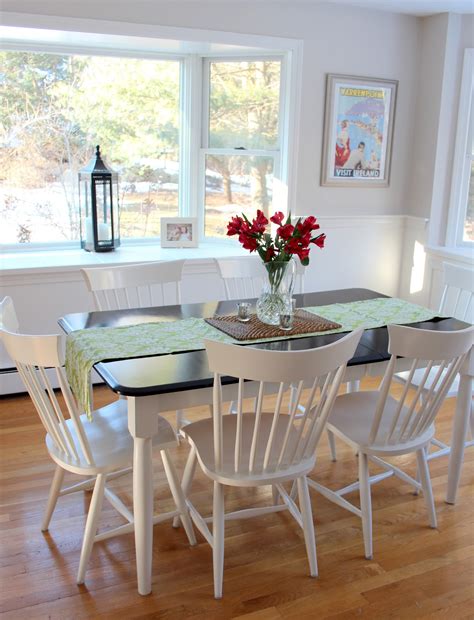 Keep in mind that you need to measure from the actual seat. A Kitchen Table Makeover - Shine Your Light