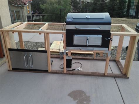 You can build your outdoor kitchen with wood. Pin by Bob Nator on Building My Own BBQ Island | Outdoor ...