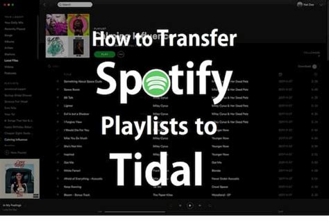 How To Transfer Spotify Playlists To Tidal？one Click Solved