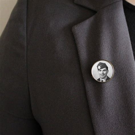 Photo Lapel Pin Wedding Tie Tack Memorial Jewelry T For Etsy