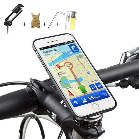 The best bike phone holder for commuting, mtb, bikepacking. Rotating Bike Bicycle MTB Motorcycle Handlebar Mount ...