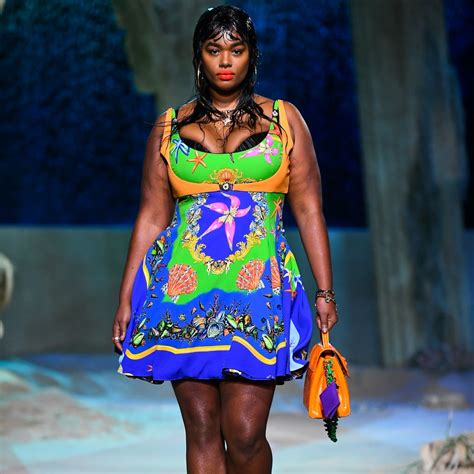 Versace Casts Curve Models On The Runway For The First