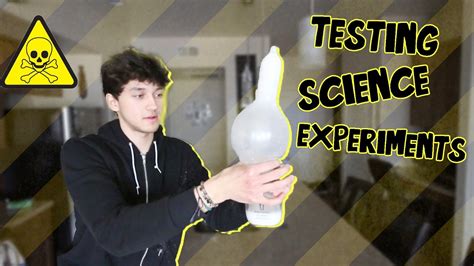 testing science experiments youtube