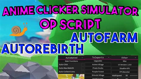 Anime Clicker Simulator Script Roblox Scripts