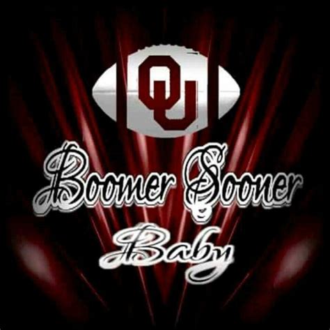 Ou Boomer Sooner Baby Oklahoma Sooners Football Oklahoma Football