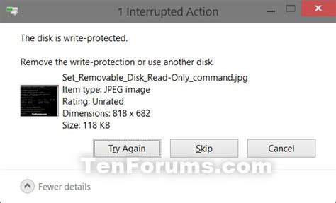 Disk Write Protection   Enable or Disable in Windows  