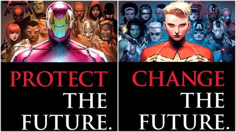 Marvel Comics Civil War Ii Spoilers Iron Man Vs Captain