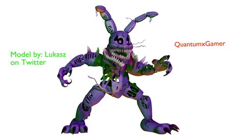 Twisted Bonnie Model By Lukasz By Quantumxgamer On Deviantart