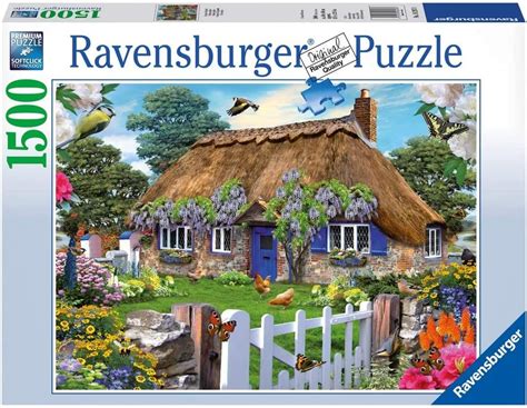 Ravensburger 16297 0 Cottage In England Puzzle 1500 Piece Amazon