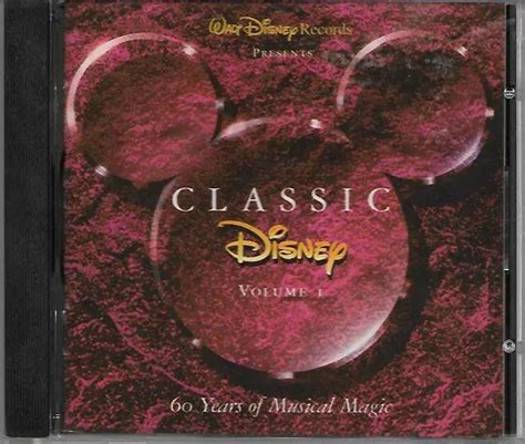 Cd Classic Disney Vol 1 Various Artists 1995 Disney Canada 6