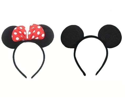 Mickey And Minnie Mouse Ears Headband Williamklein