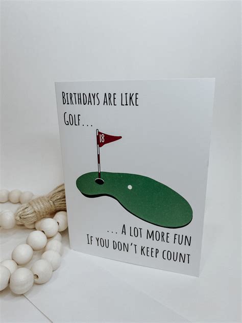 Funny Golf Birthday Card Diy Birthday Cards For Dad Golf Birthday Cards Birthday Cards For Men