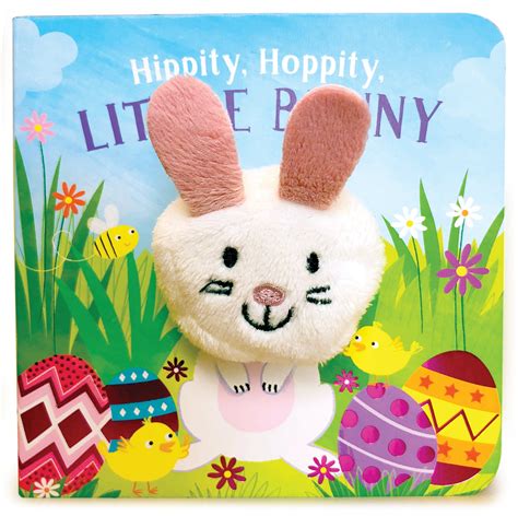 Hippity Hoppity Little Bunny Finger Puppet Books Easter Basket