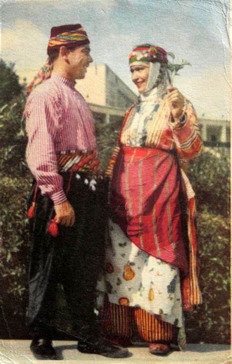 Traditional Daily Outfir From Aegean Region Of Turkey Turkish Dress