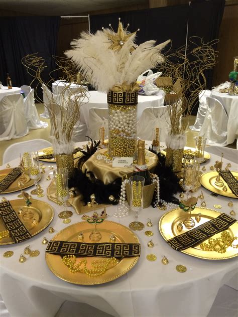 Great Gatsby Party Table Decorations