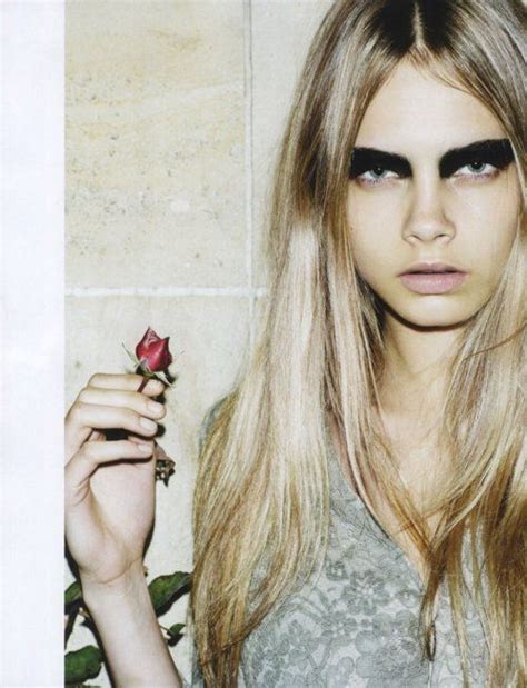 Not A Headpiece But Good Performance Make Up Cara Delevingne Bold