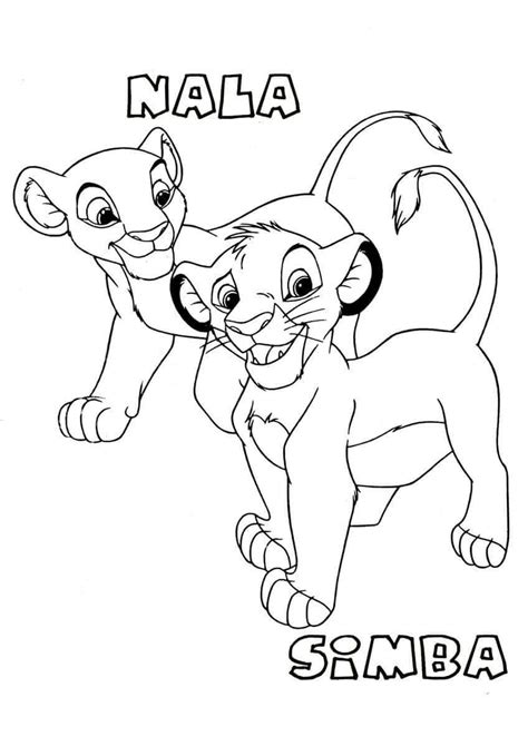 30+ free and best coloring pages of characters of the lion king movie, including simba, mufasa, nala, pumbaa, timon and more. Free Printable The Lion King Coloring Pages
