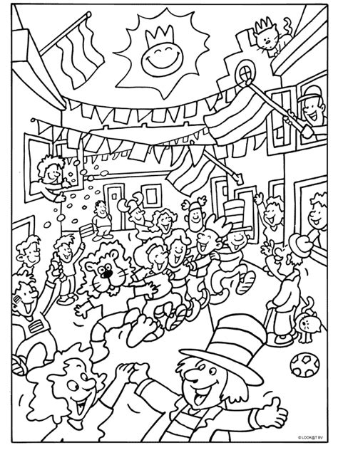 Kleurplaat Carnaval Optocht Anna Ly Kleurplaten