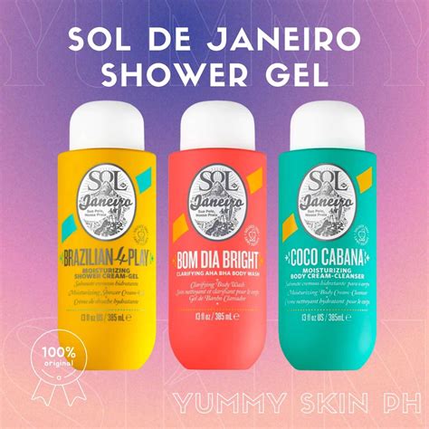 Sol De Janeiro Brazilian Play Shower Cream Gel Mini Coco Cabana Moisturizing Body Cream