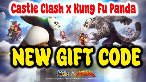 New T Code Castle Clash X Kung Fu Panda Youtube