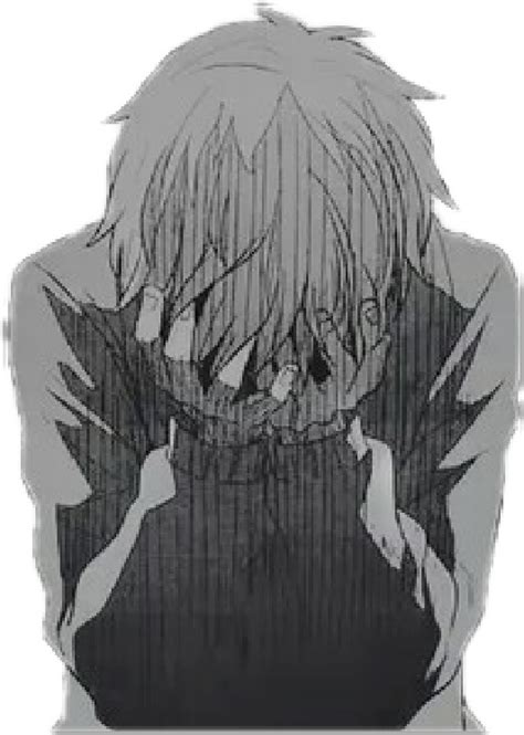Anime Manga Sadness Broken Boy Grey Lost Ⓒ Anime Boy Sad Clipart