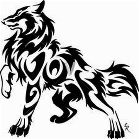 Brilliant Tribal Wolf Tattoo Design Tribal Wolf Tattoo Tribal