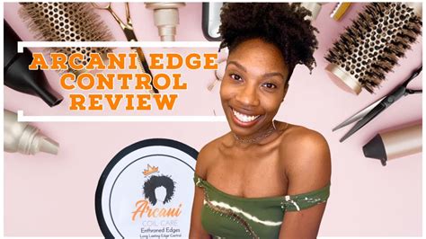 Arcani Review Edge Control On 4c Hair Youtube