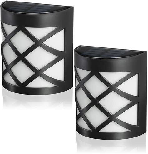 【ideal decoration & wireless installed】outdoor fence lights make a good atmosphere of cool white lights and decoration for. Best Solar Wall and Fence Lights | LEDwatcher