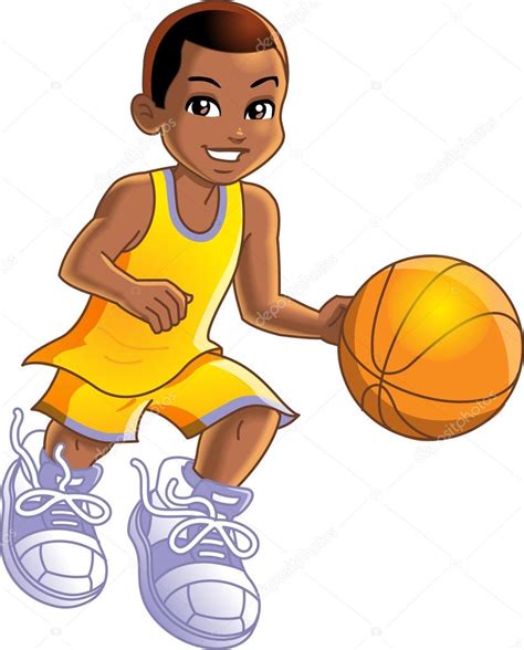 Boy Basketball Player — Stock Vector © Kennyk 90094610