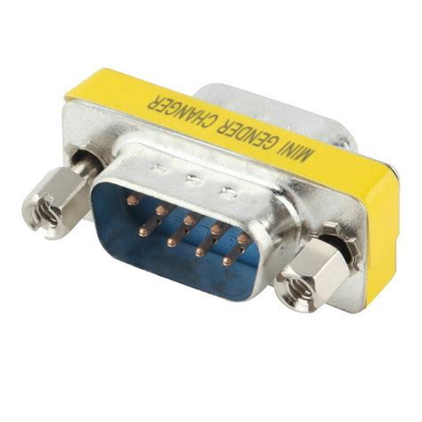 Cablevantage 9 Pin Rs 232 Db9 Male To Male Mm Serial Cable Gender