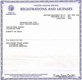 Photos of Washington Business License