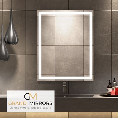 Integrated Light Mirrors Grand Mirrors Mirror With Lights Strip Lighting Bathroom Mirror