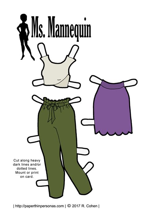 Paper Thin Personas • Page 10 Of 109 • Daily Diverse And Dynamic Printable Paper Dolls