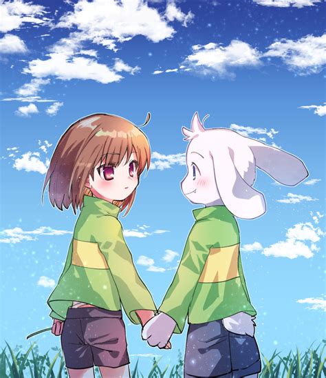 Undertale Chara And Asriel Background