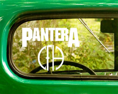 2 Pantera Band Decal Stickers The Sticker And Decal Mafia