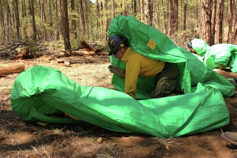 Emergency Fire Shelters Offer Last Chance For Survival