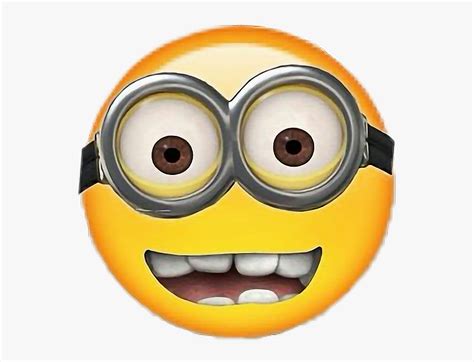 Minion Funny Face Emoji