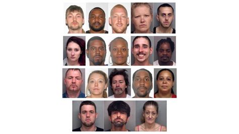 44 Facing 123 Charges After Huge Drug Bust In Henry County 18 Still