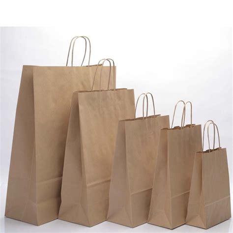 Brown Kraft Paper Bags With Paper Twisted Handlesmagnet Packaging Pty Ltd