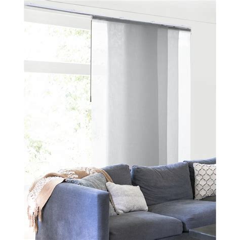 Chicology Skyrise Cut To Size Grey Light Filtering Adjustable Sliding