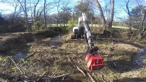 Bobcat E85 And Fecon Cem36 Forestry Mulcher X20 Speed Youtube