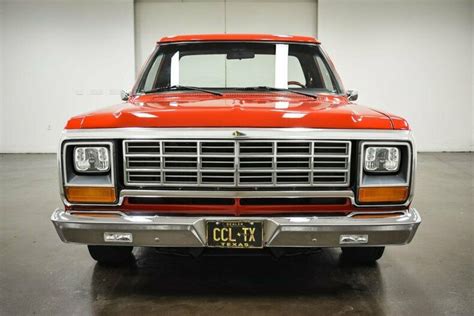 1983 Dodge D150 51485 Miles Red Pickup Truck 318ci V8 904 Automatic For