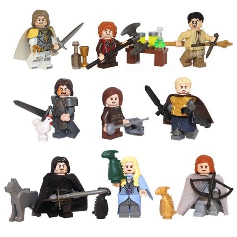 Lego Custom Game Of Thrones Minifigures Mega Pack Jon Snow Daenarys