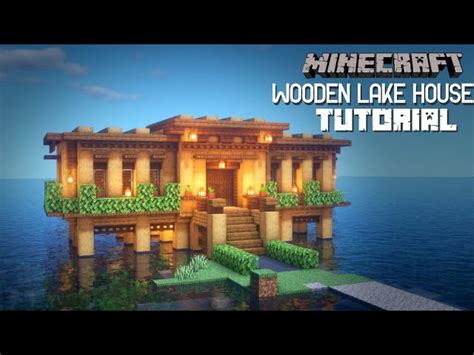 Minecraft Lakeside House Tutorial Goimages Central