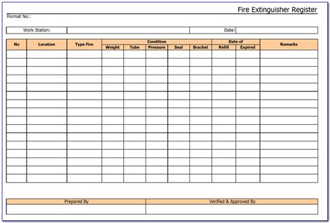 Fire prevention vector concept metaphors. Monthly Fire Extinguisher Inspection Form Template Excel ...