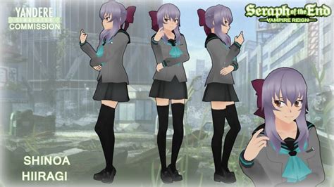 Yandere Commission Shinoa Hiiragi By Druelbozo Yandere Yandere