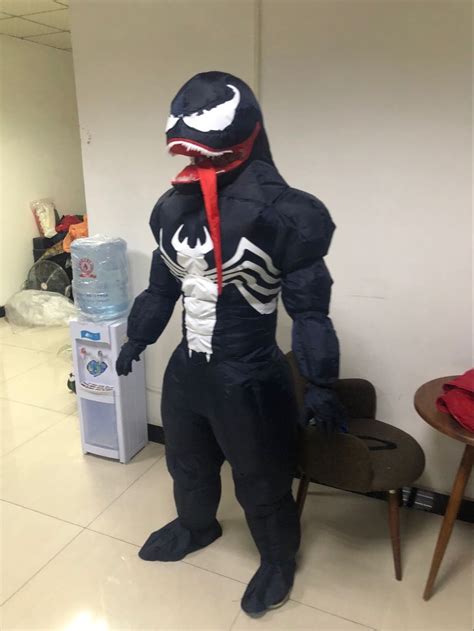Adult Venom Cosplay Inflatable Costume Halloween Costumes for Women Men