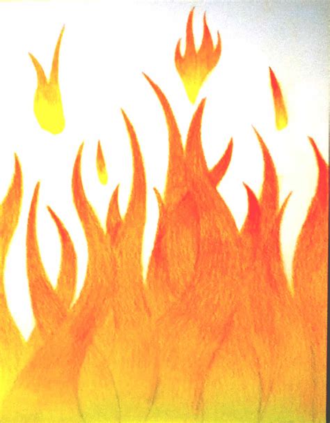 Fire Pencil Drawing At Getdrawings Free Download